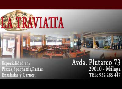 Dónde Comer y Copas Málaga La Traviatta